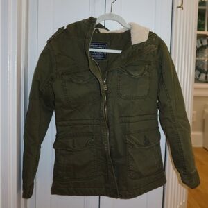 American Eagle Outfitters Olive Utility Jacket